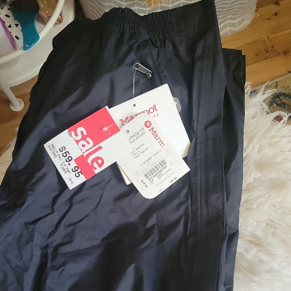Marmot Men's Black Lightweight Packable Joggers